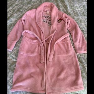 Adorable Sonoma Girls Light Pink, Fuzzy Robe, Size Small